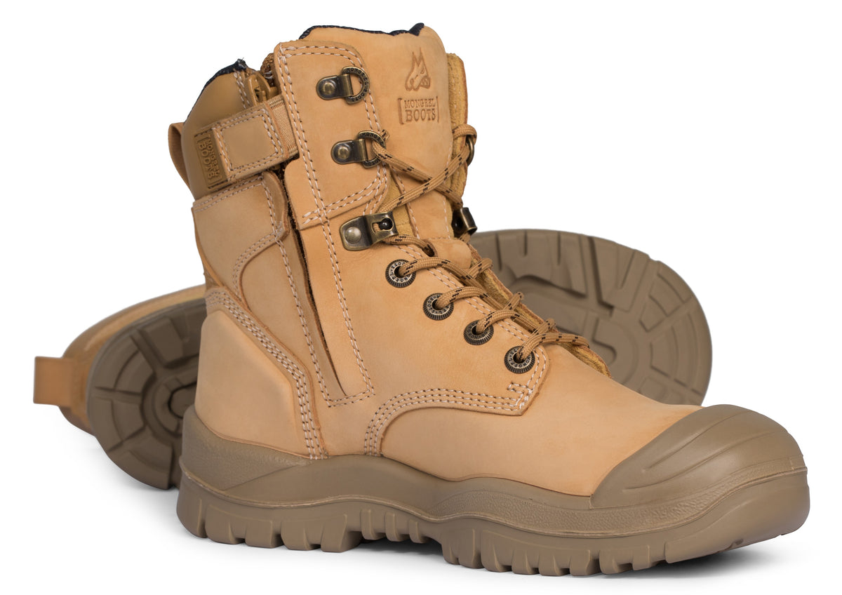 Mongrel Zip Sided High Ankle Bump Cap Safety Boot 561050 Lilydale