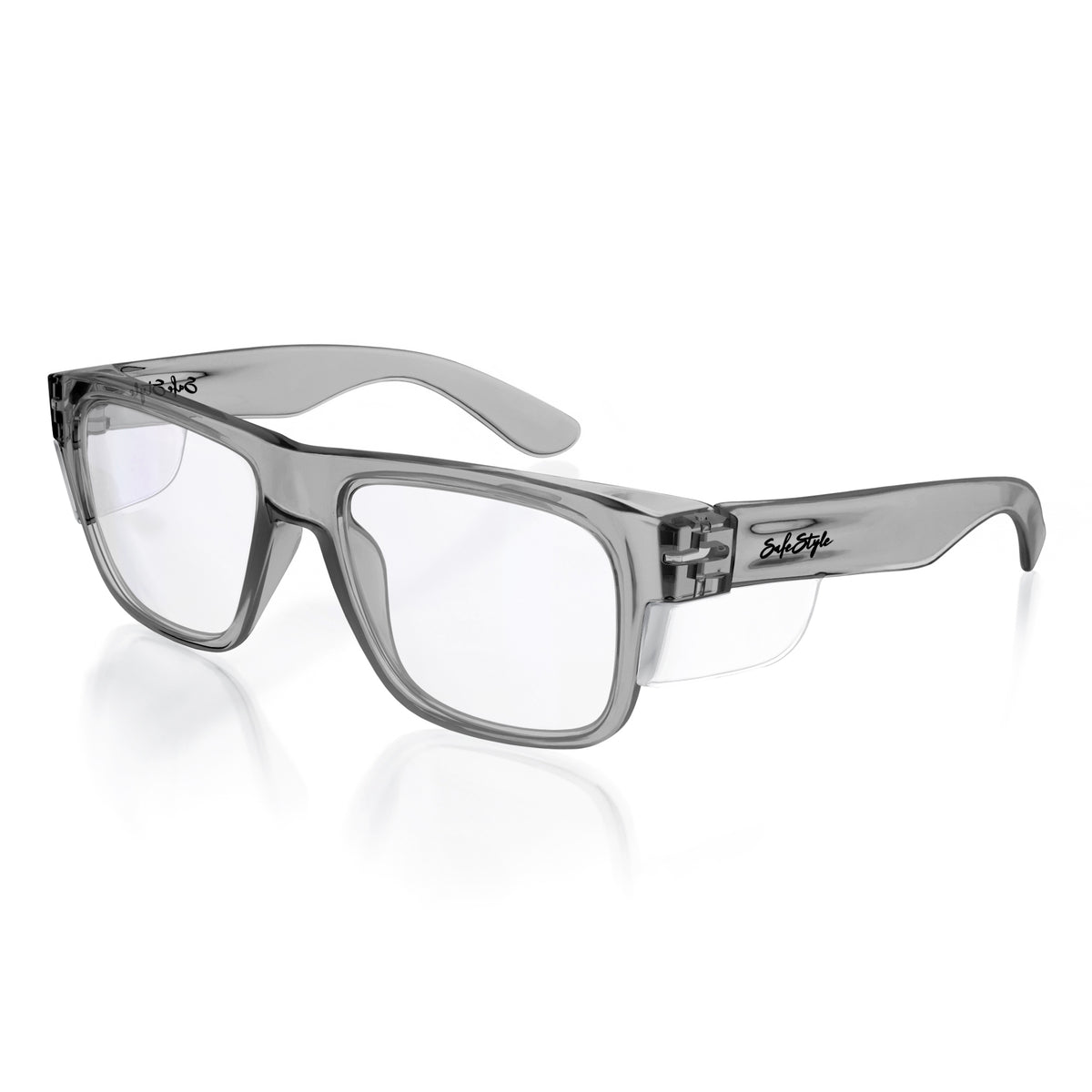 Safestyle Fusion Clear Lens Graphite Frame FGC100 Lilydale Safety Wear