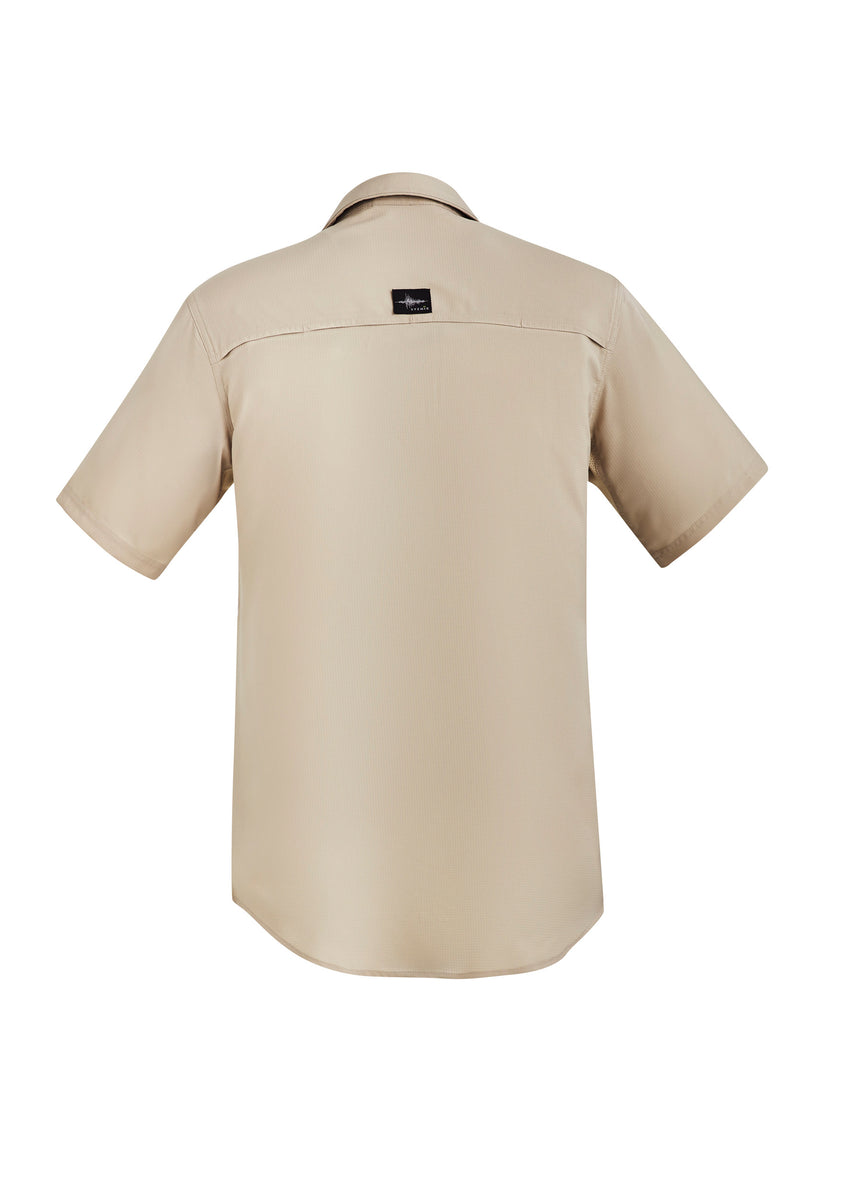 Syzmik Mens Outdoor Short Sleeve Shirt ZW465 Lilydale Safety Wear