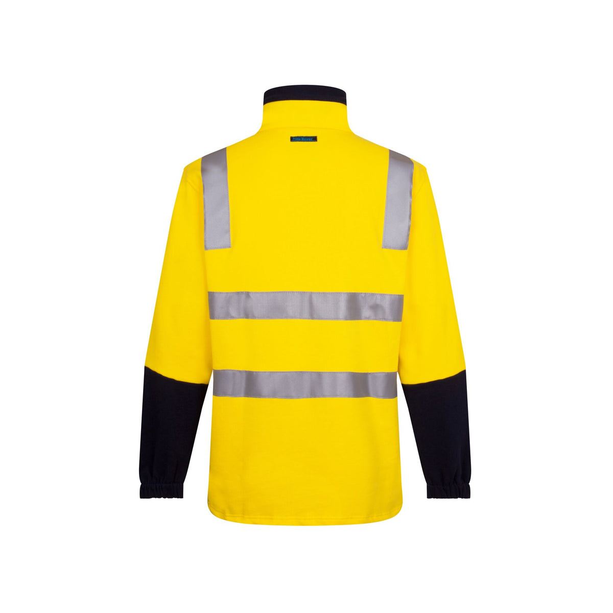 Prime Mover 100 Cotton 1/4 zip Fleece Jumper with Tape MF615