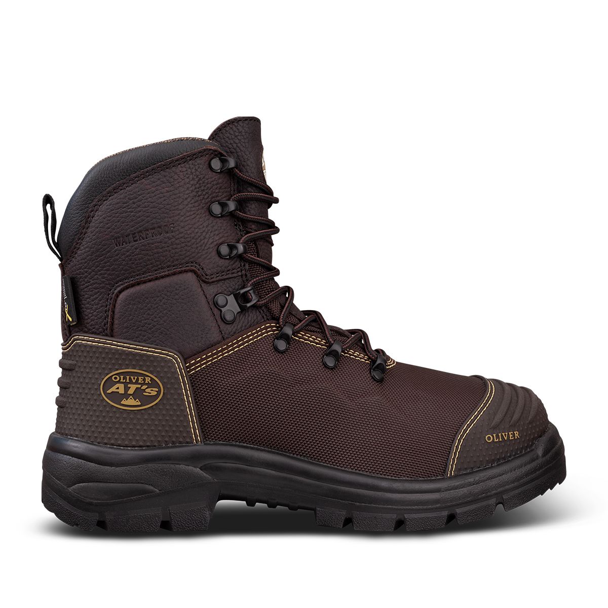 Oliver 150mm Lace Up Waterproof Caustic Resistant Safety Boot 65