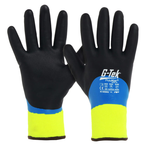 G-TEK Winter Glove Cut Resistan Cut Level C Touch screen compatible 41-1415AU