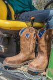 Steel Blue Blue Heeler Square Toe Waterproof Safety Boot 813945