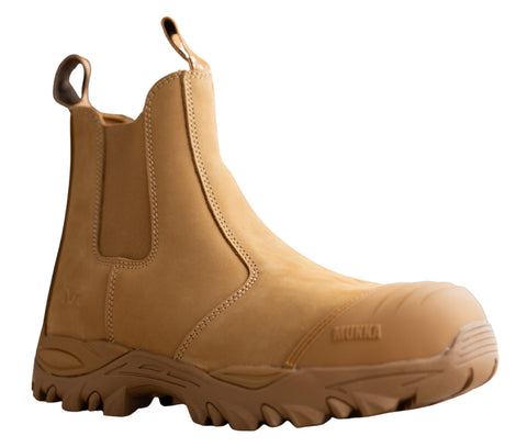 Munka Zebu Elastic Sided Composite Toe Bump Cap Safety Boot FU1501SL