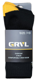 GRVL Everyday Crew Sock (5 Pack) GRVL-S2
