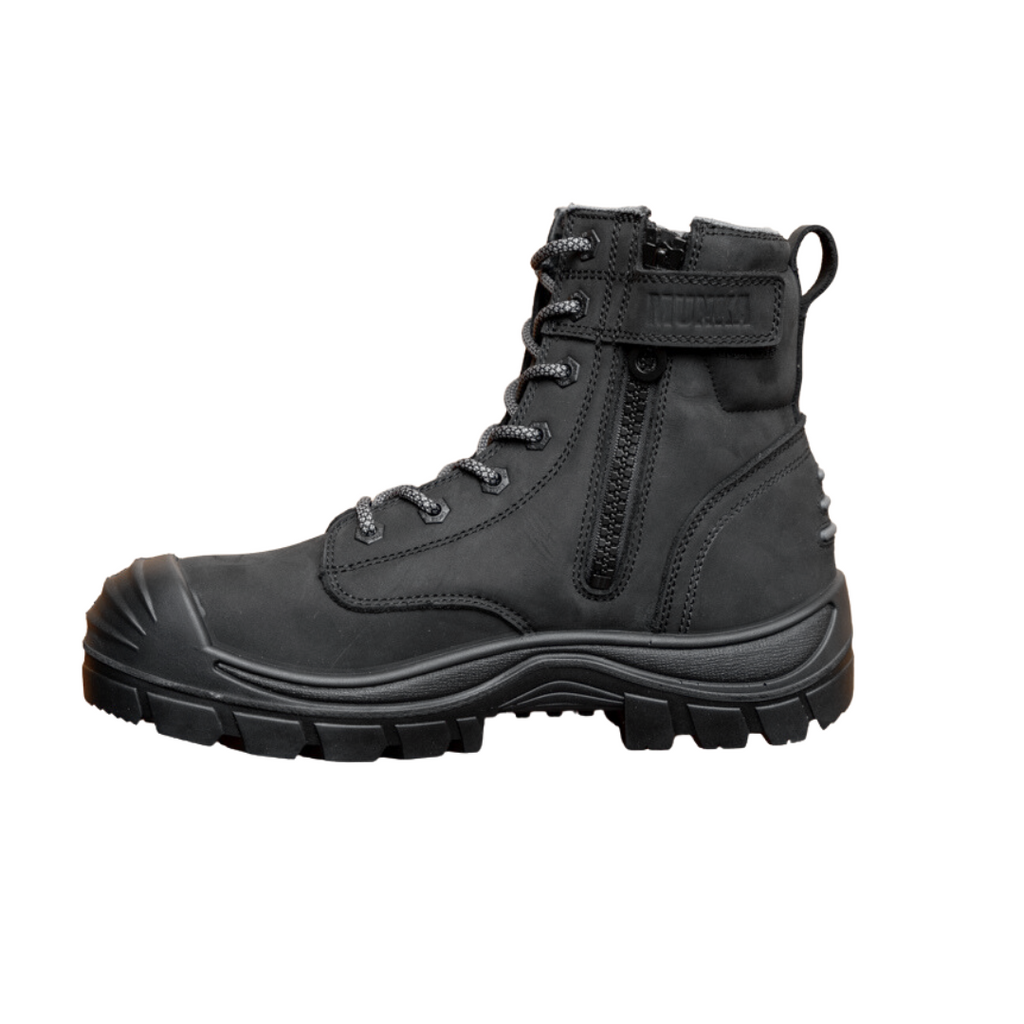 Munka Taurus Zip Sided Bump Cap Safety Boot MFMW23102 Lilydale Safety Wear