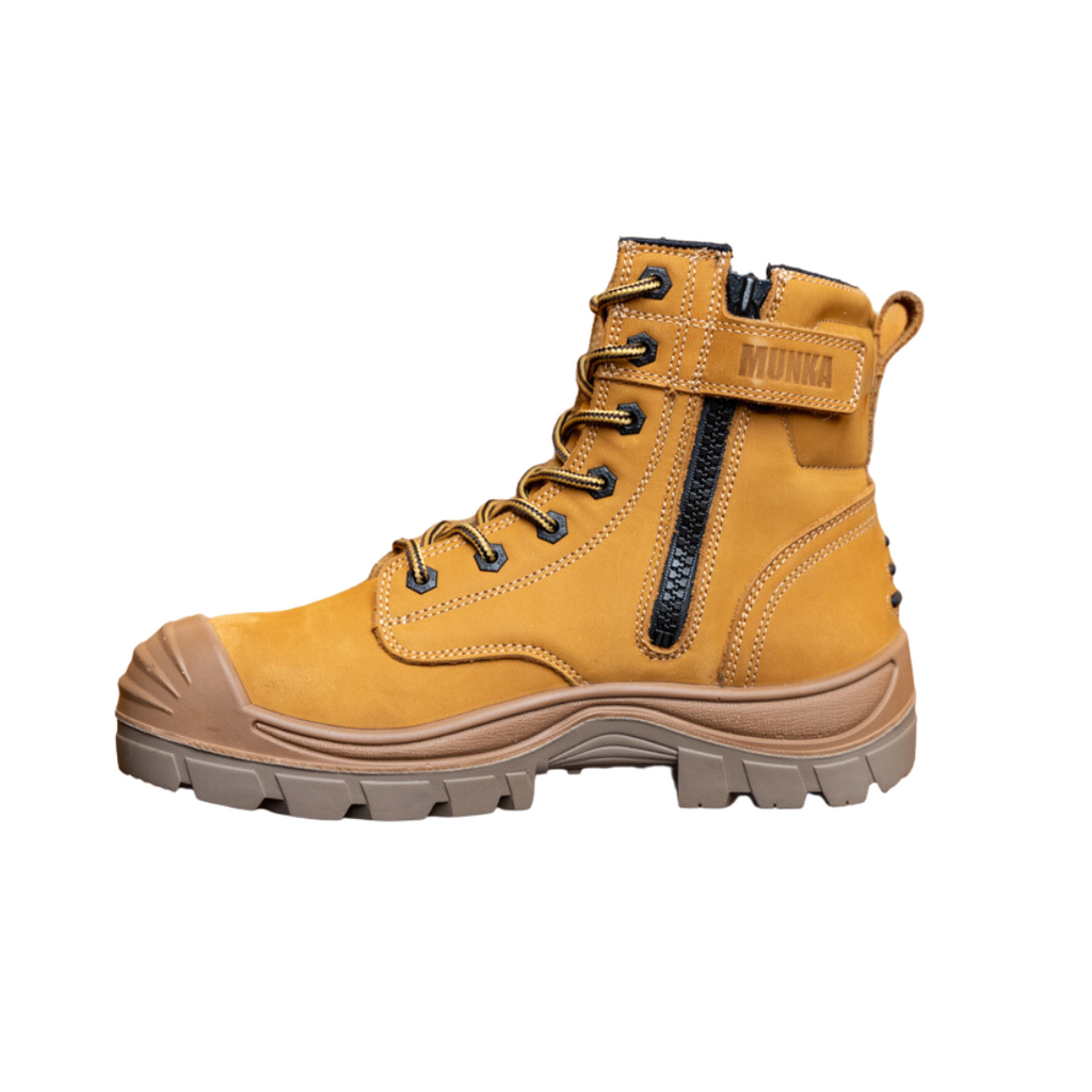 Munka Taurus Zip Sided Bump Cap Safety Boot MFMW23102 Lilydale Safety Wear