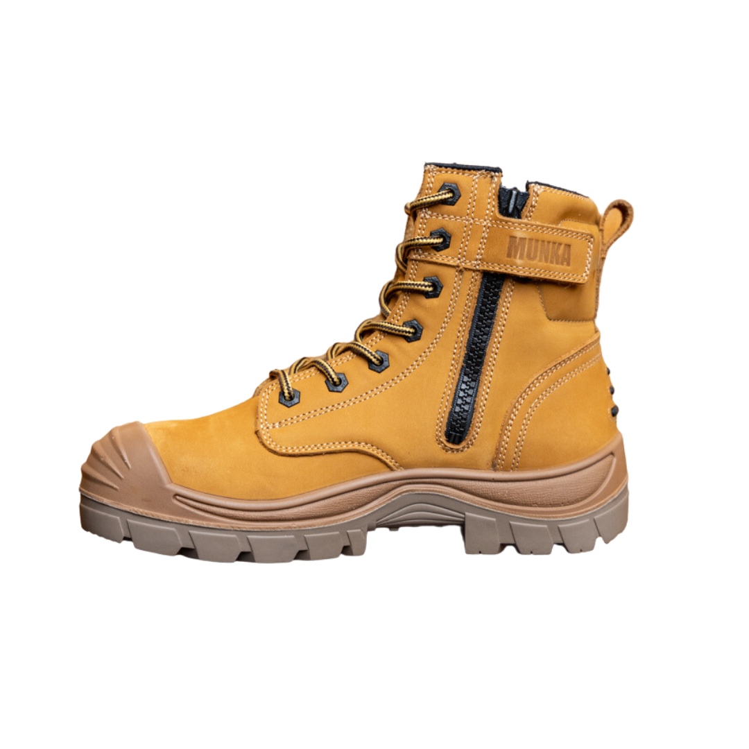 Munka Taurus Zip Sided Bump Cap Safety Boot MFMW23102 – Lilydale Safety ...