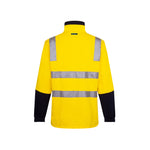 Prime Mover 100% Cotton 1/4 zip Fleece Jumper with Tape MF615