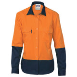 DNC Ladies Hi VIs Cool-Breeze Cotton L/S Shirt 3940