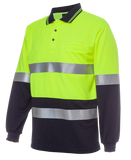 JBs Hi Vis Long Sleeve Day/Night Traditional Polo 6HVSL