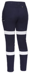 Bisley Womens Mid Rise Stretch Cotton Taped Pant BPL6015T