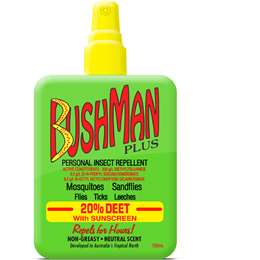 Bushmans Plus Pump Spray 100ml BUS003