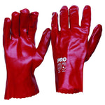 Pro Choice Red PVC Glove 27cm PVC27