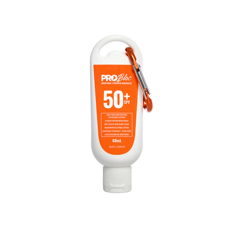 Pro Bloc 50+ Sunscreen with Carabiner 60ml SS60C-50
