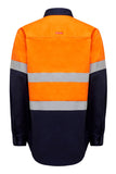 Hard Yakka Core Hi Vis L/S Cotton Drill Shirt with Tape Y04610