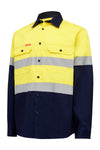 Hard Yakka Core Hi Vis L/S Cotton Drill Shirt with Tape Y04610