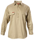 Hard Yakka Closed Front L/S Cotton Drill Shirt Y07530
