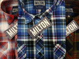 Milton Half Button Flannelette Shirt 6703L